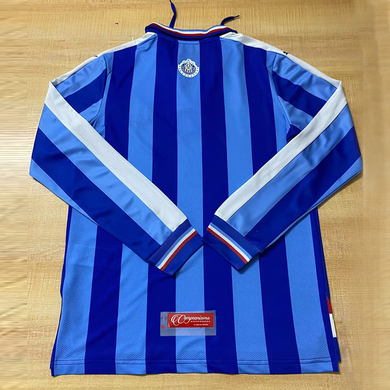 2016-2017 Chivas 110th Anniversary Away Long Sleeve Retro Soccer Jersey (长袖)