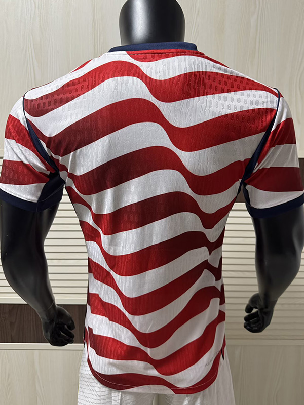 26-27 USA Red White Player Version Soccer Jersey