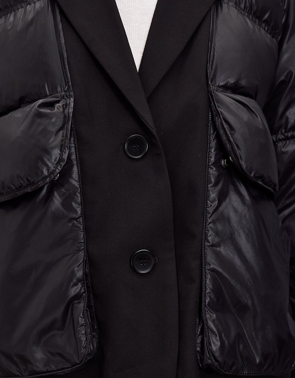 Tie Front 2-in-1 Down Jacket