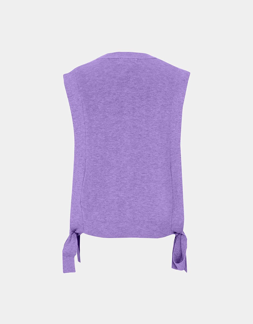Crew Neck Mid-Length Knitted Vest (PRE-ORDER)