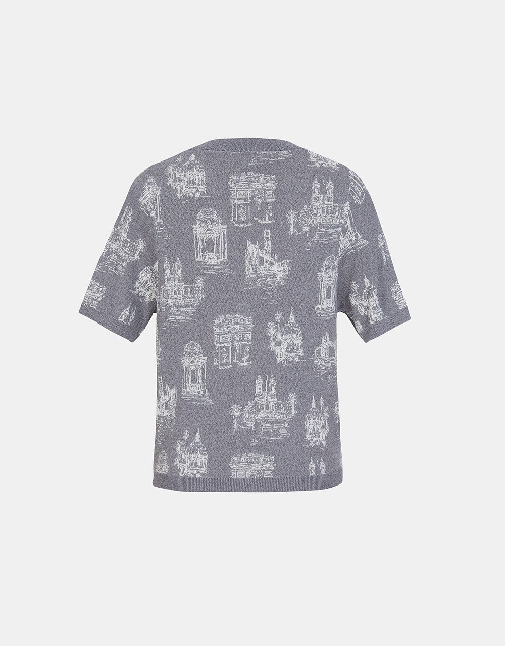 Button Down V-Neck Knitted Cardigan