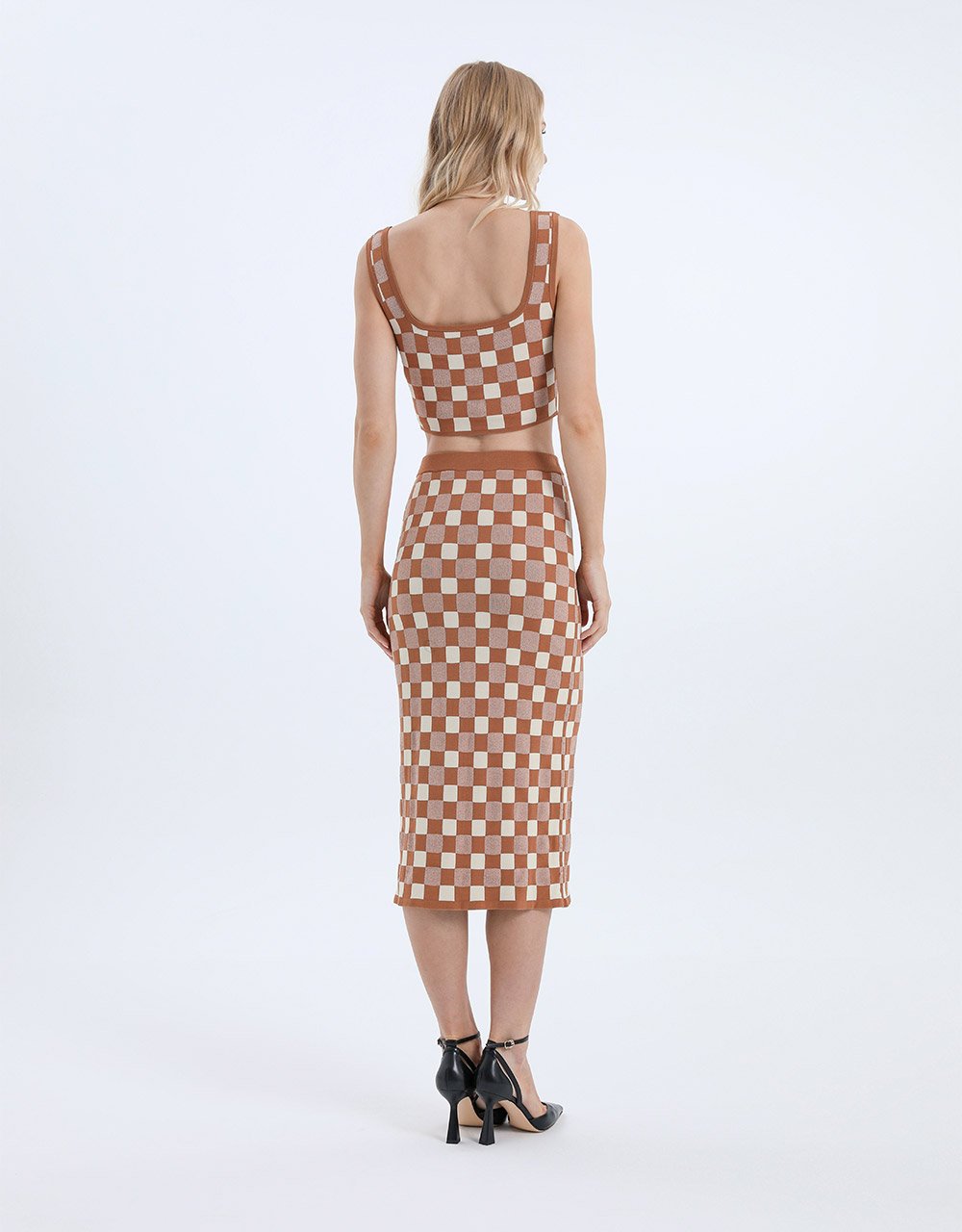 Reversible Sleeveless U Neck Knitted Cardigan