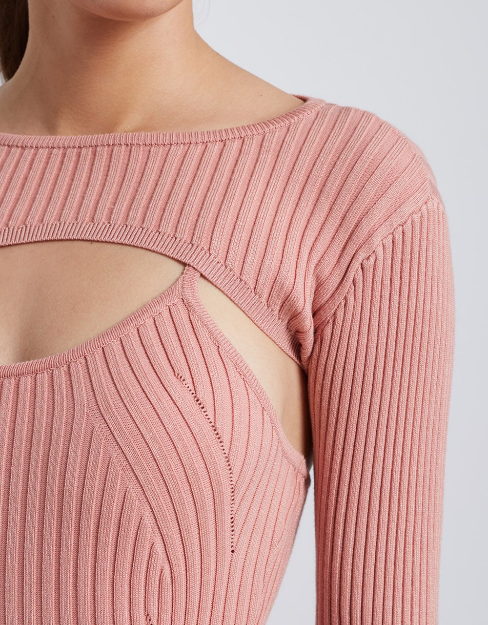Super Crop Rib Knit Top