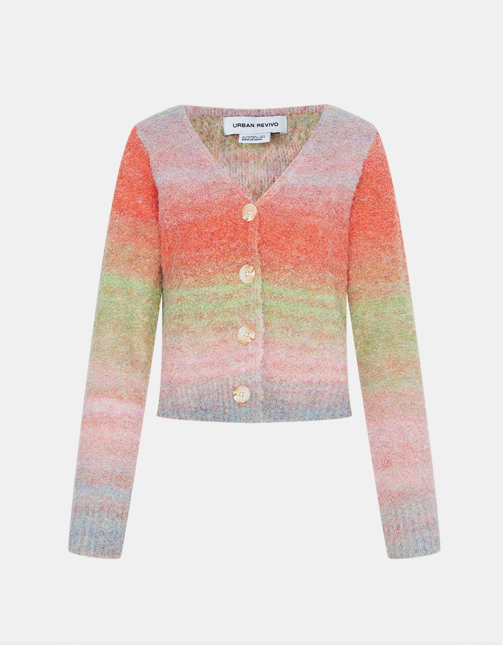 Ombre Button Up Cardigan