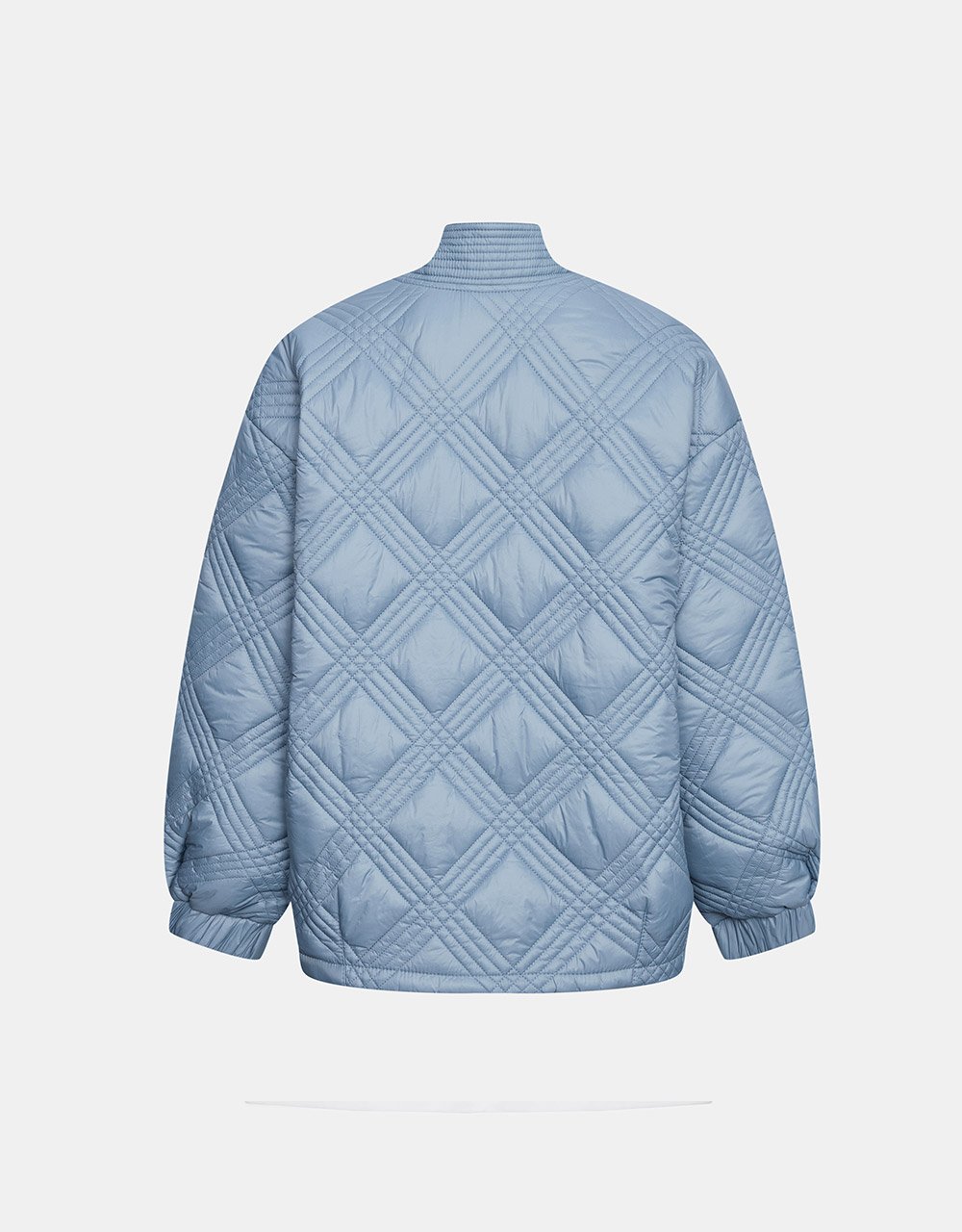 Open Front Drop Shoulder Winter Coat