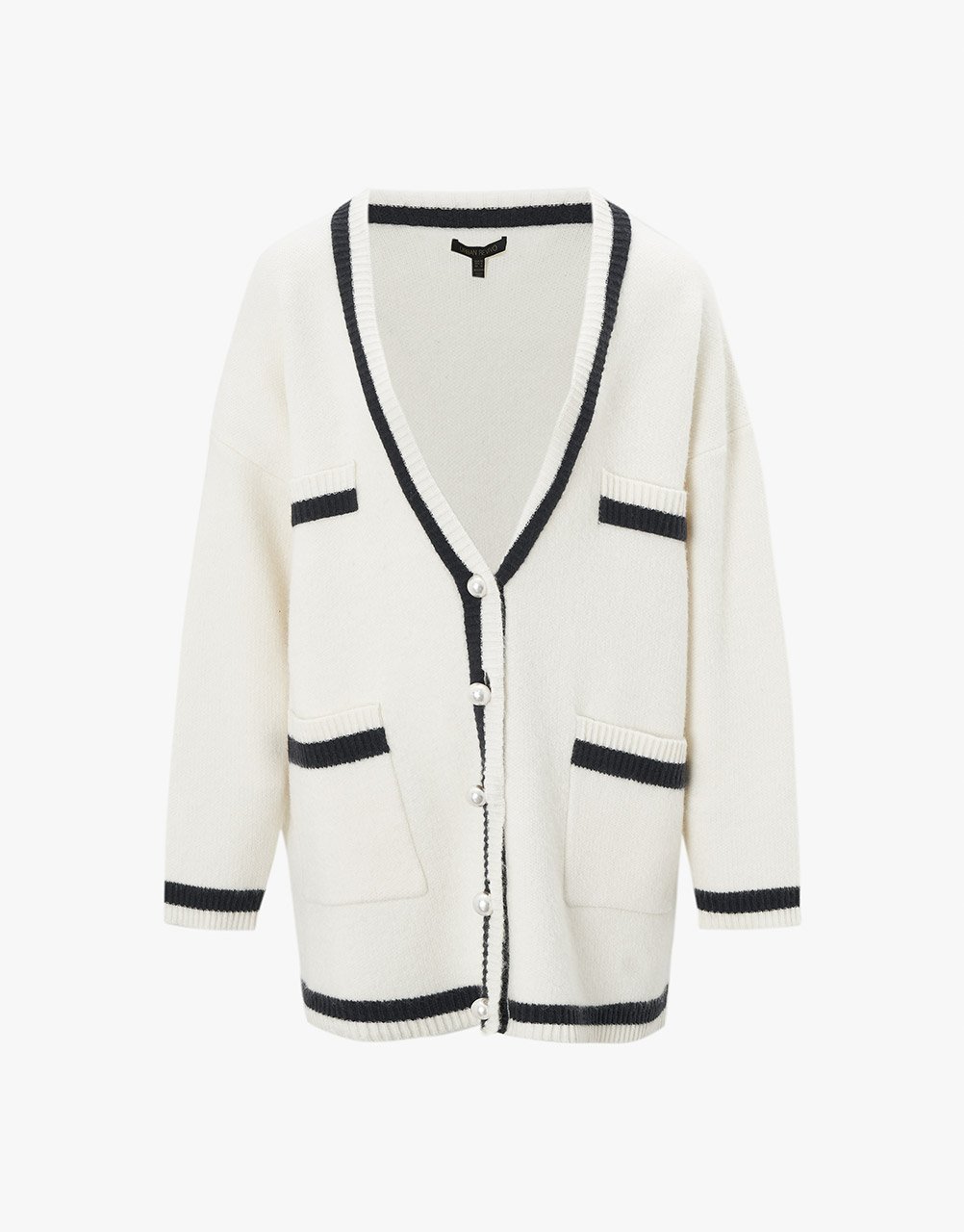 Off-Shoulder Sleeve V-Neck Knitted Cardigan (SELECT SIZES FOR PRE-ORDER)