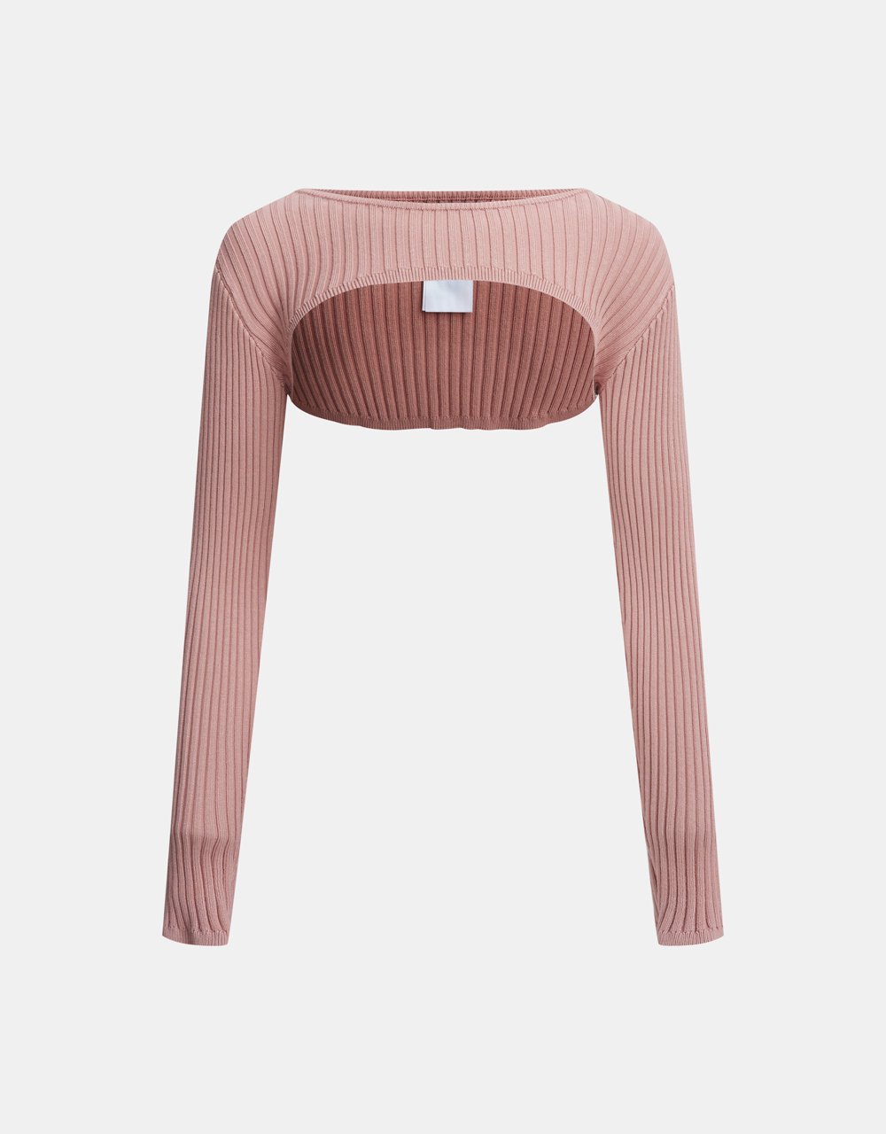 Super Crop Rib Knit Top