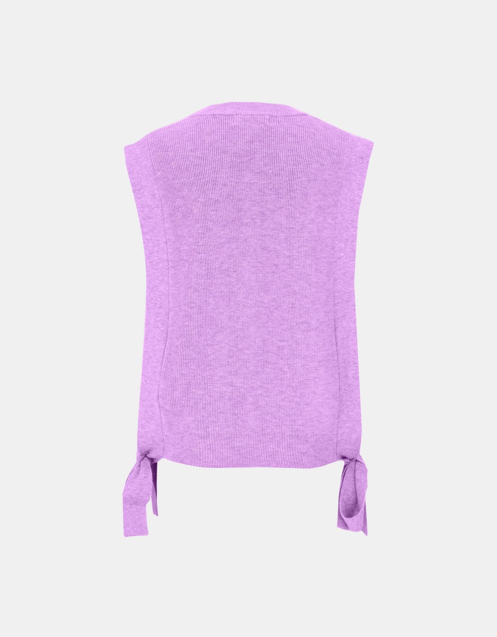 Crew Neck Mid-Length Knitted Vest (PRE-ORDER)