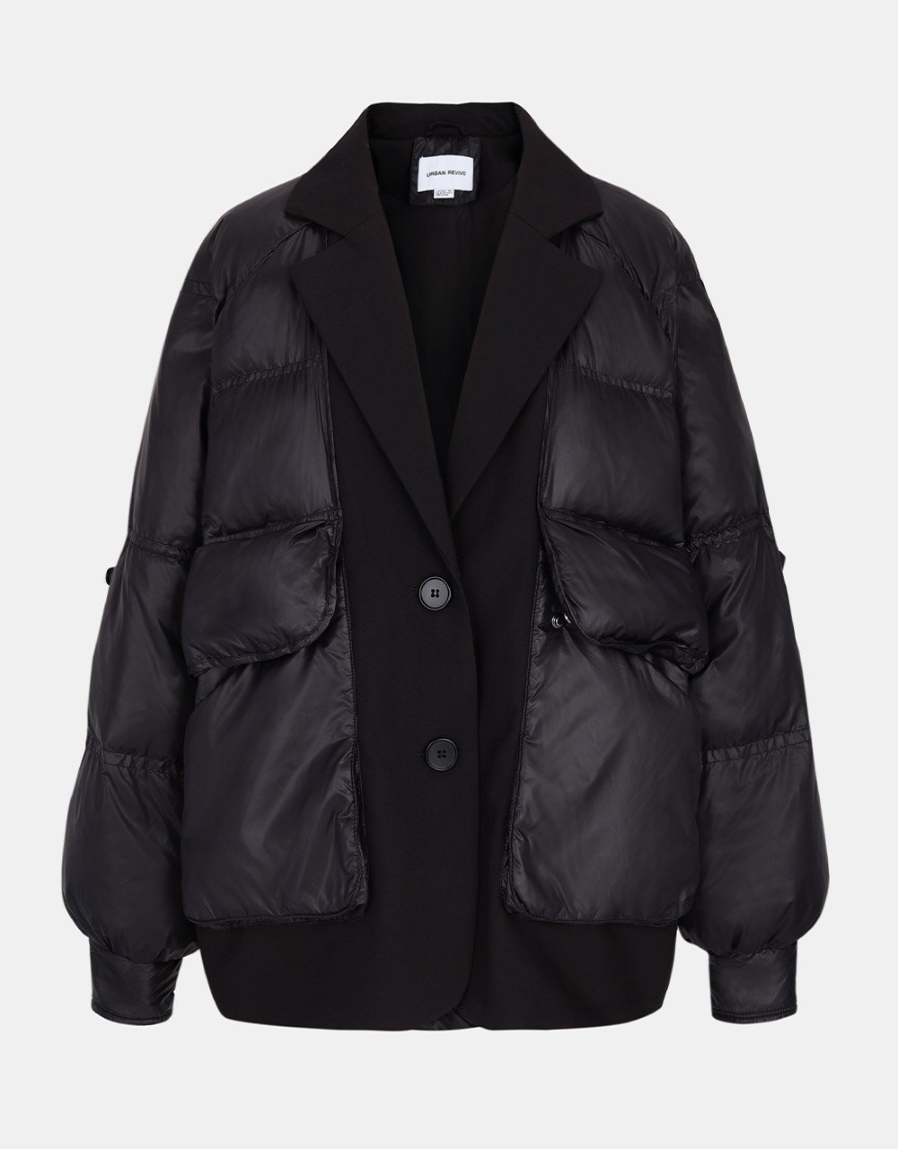 Tie Front 2-in-1 Down Jacket