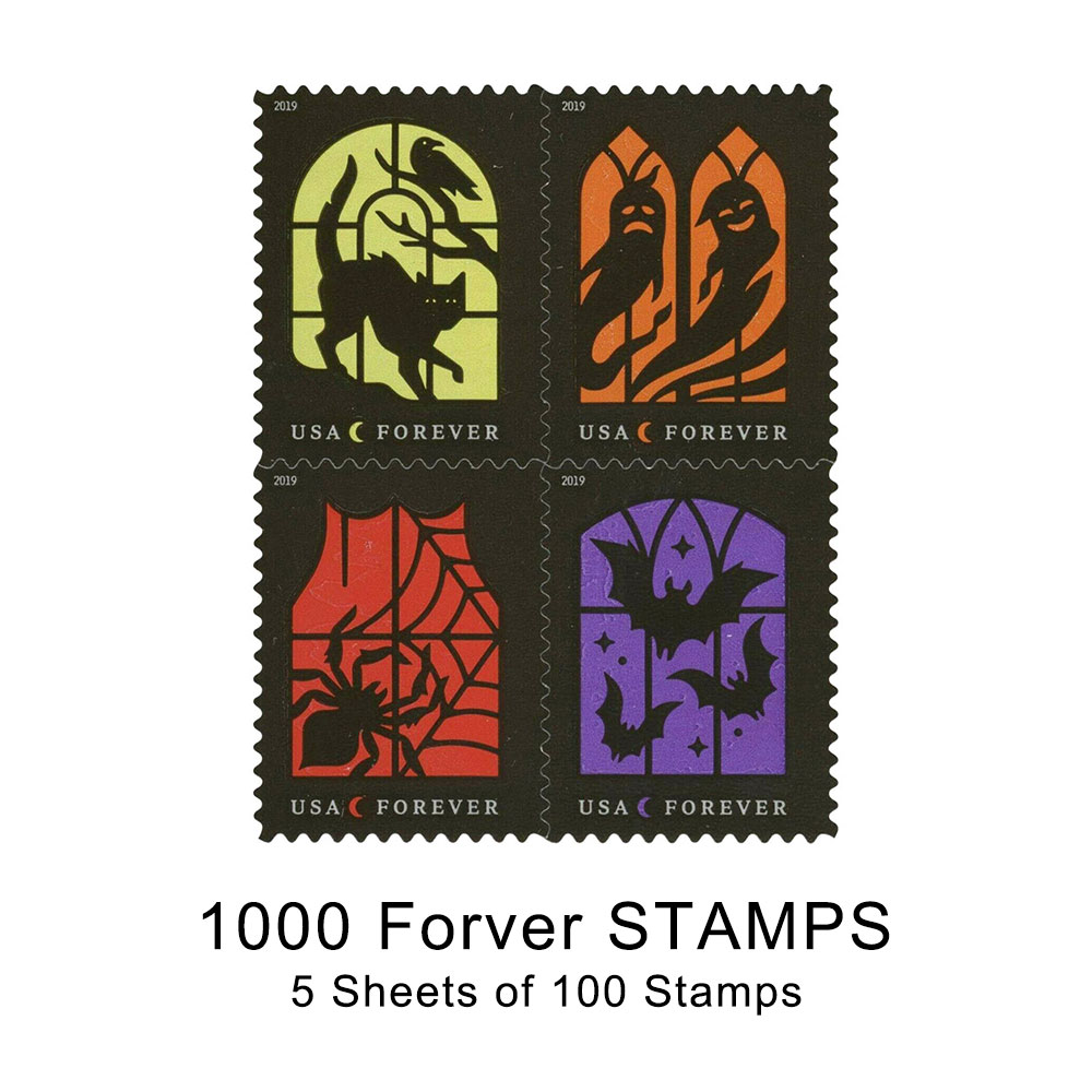 100PCS-Spooky Silhouettes Halloween