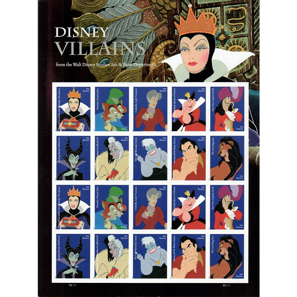 100PCS-DISNEY VILLAINS