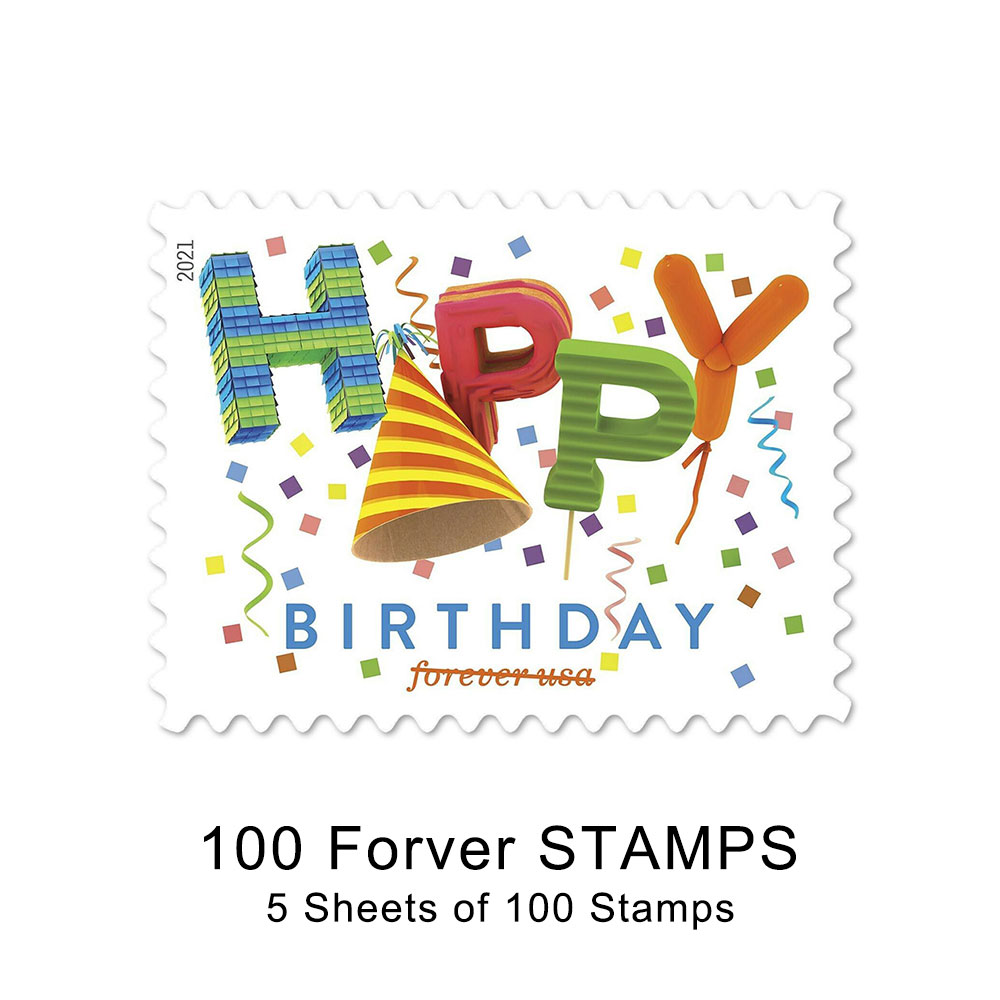 100PCS-Happy Birthday