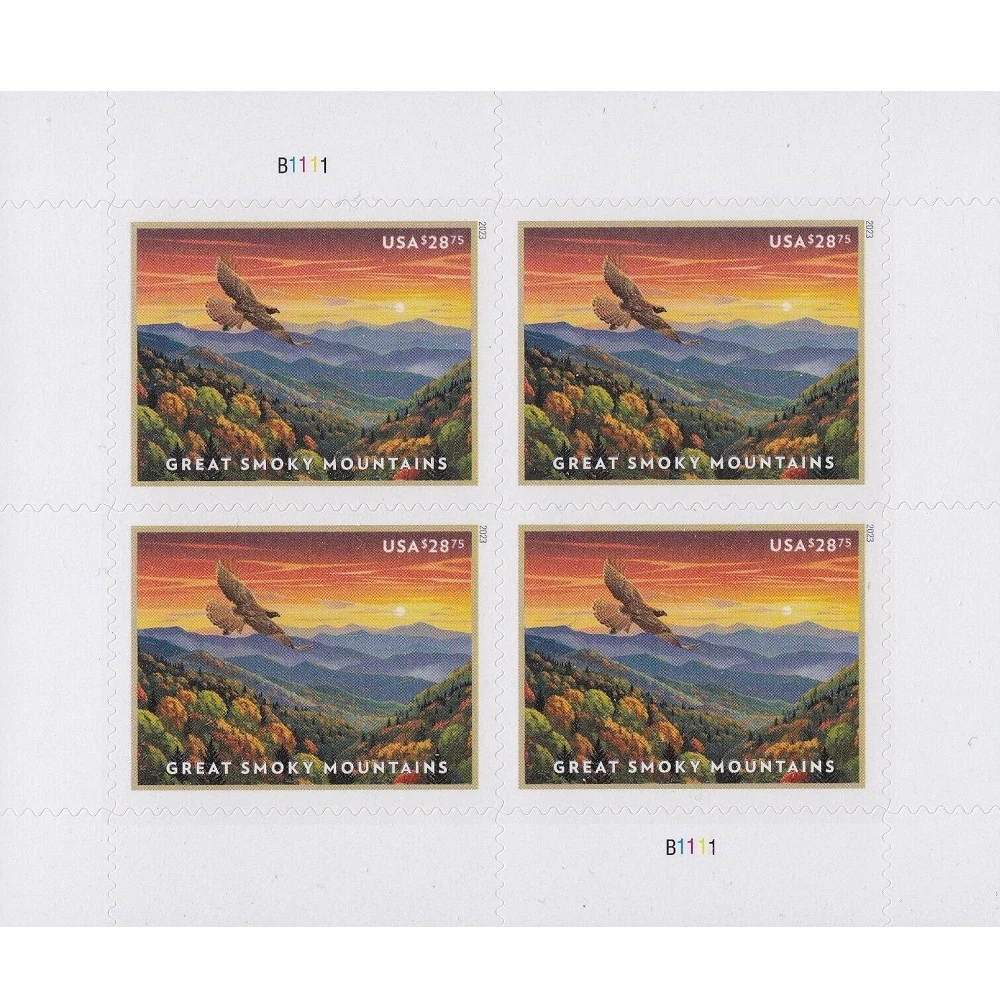 Great Smoky Mountains 2023 - 5 Sheets / 20 Pcs