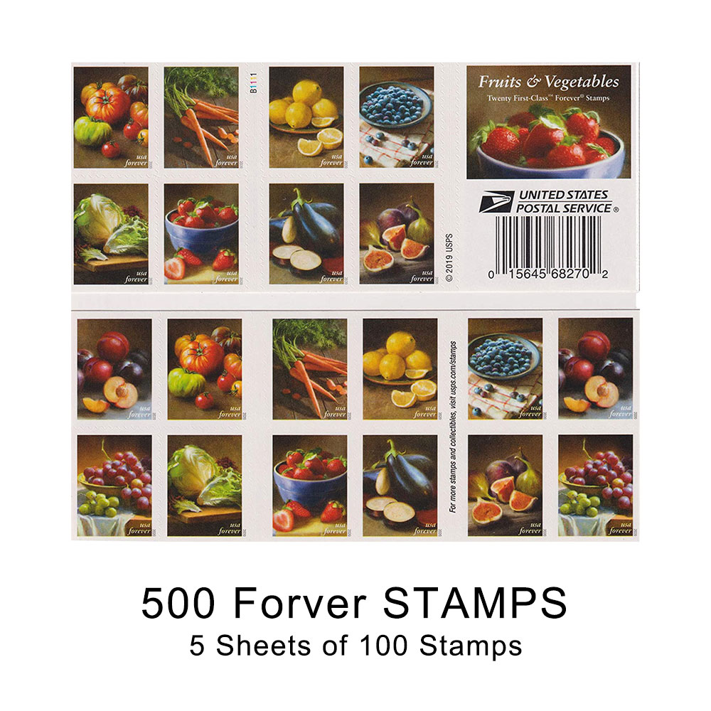 100 PCS-Fruit and Vegetables