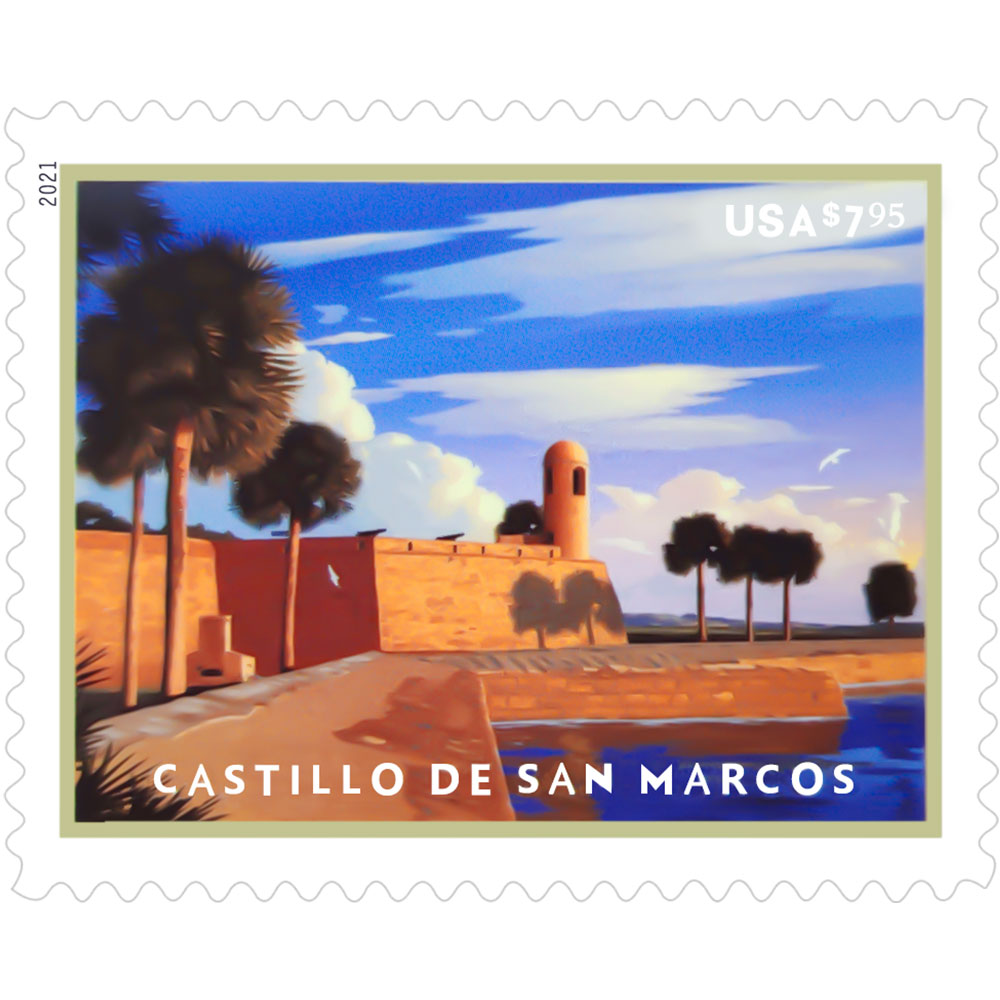Castillo de San Marcos 2021 - 5 Sheets / 20 Pcs