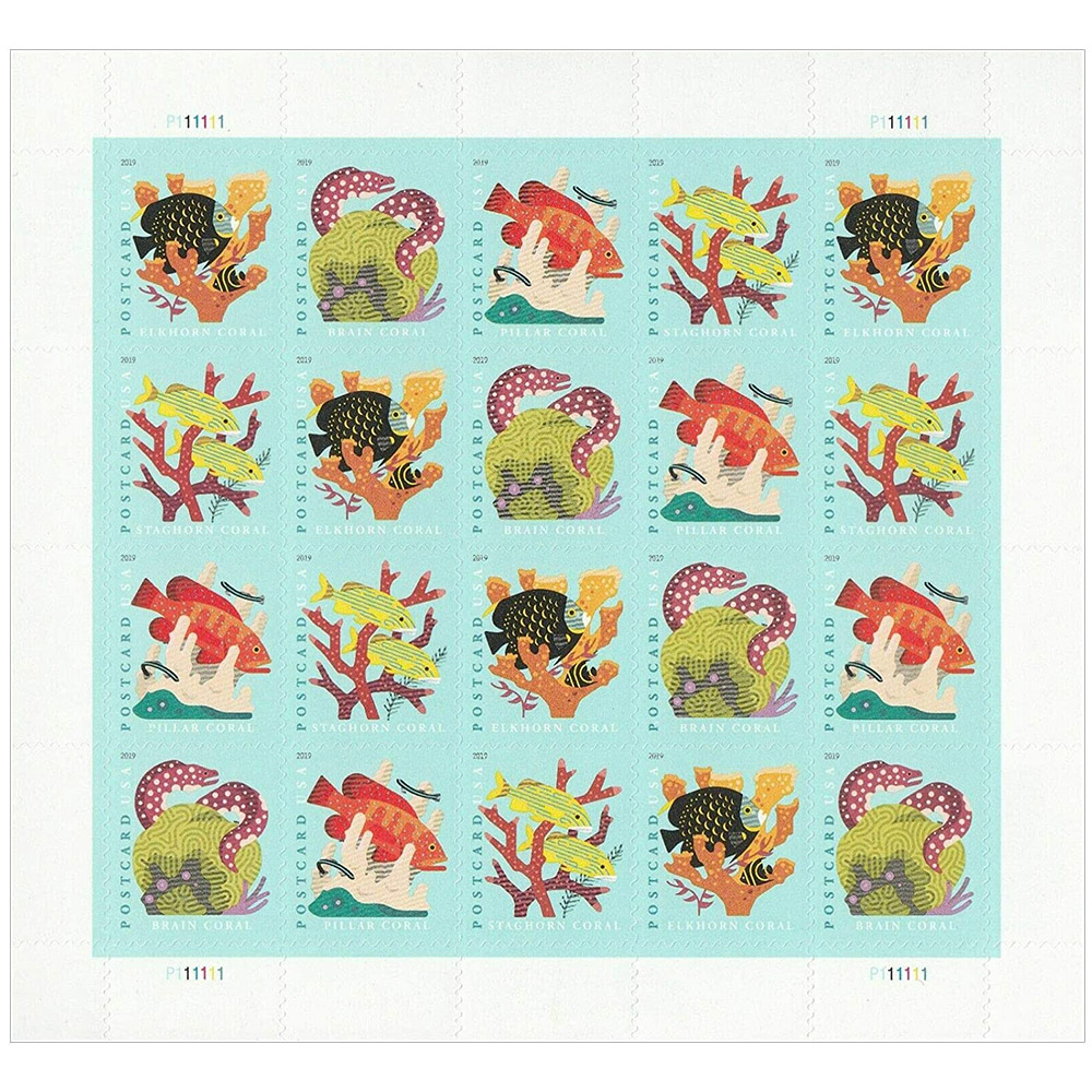 100PCS-Coral Reefs