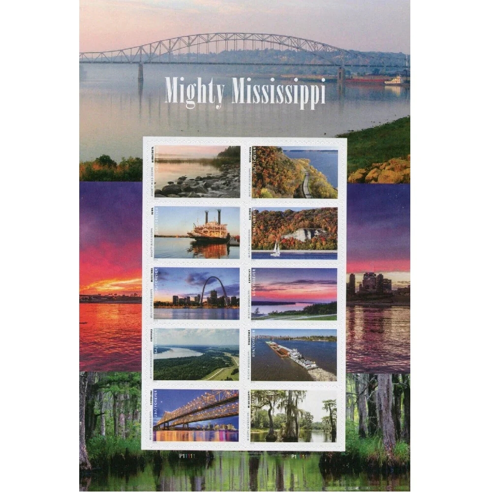 Mighty Mississippi 2022 - 10 Sheets / 100 Pcs