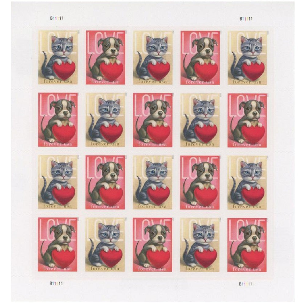 LOVE 2023 - 5 Sheets / 100 Pcs