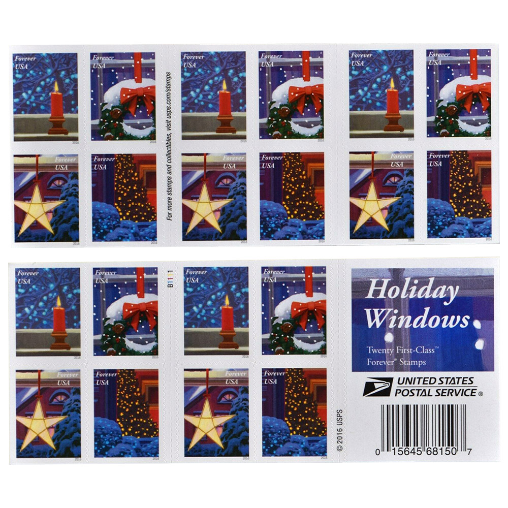 100PCS-2016 Holiday Window