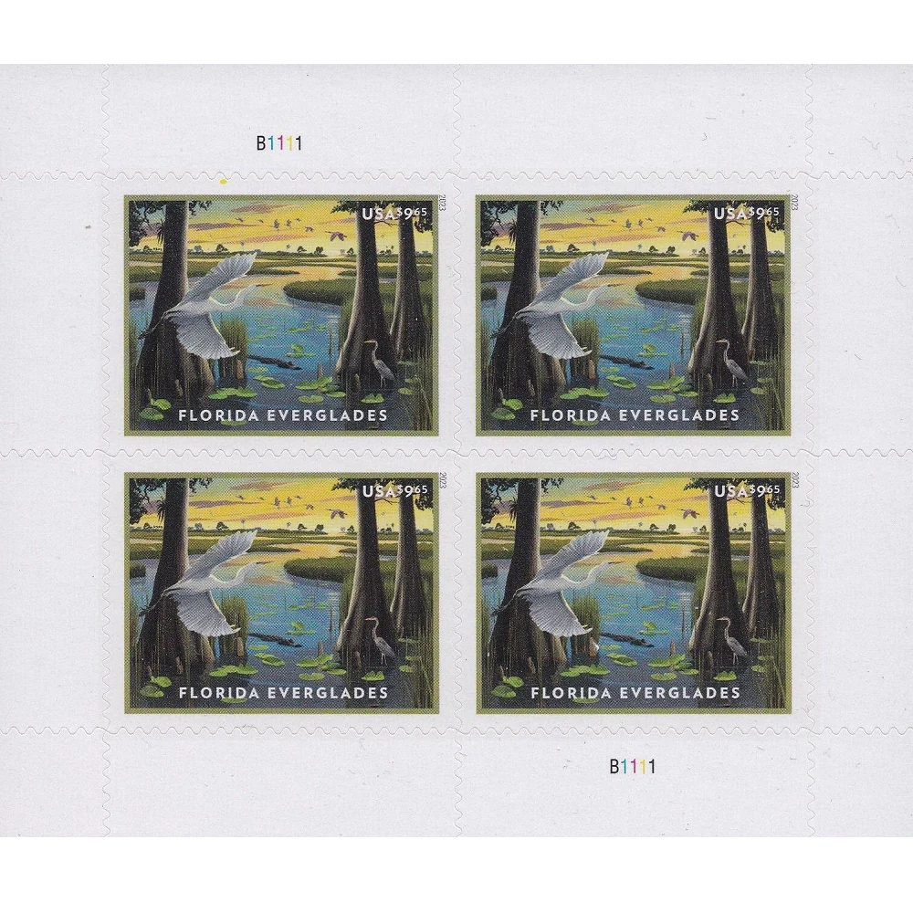 Florida Everglades 2023 - 5 Sheets / 20 Pcs