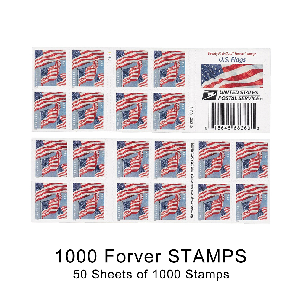 500-10000PCS-U.S. Flags 2022