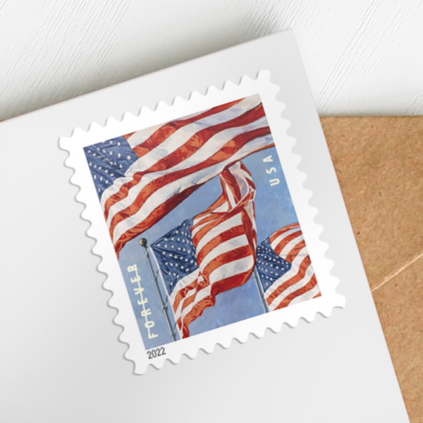 500-10000PCS-U.S. Flags 2022