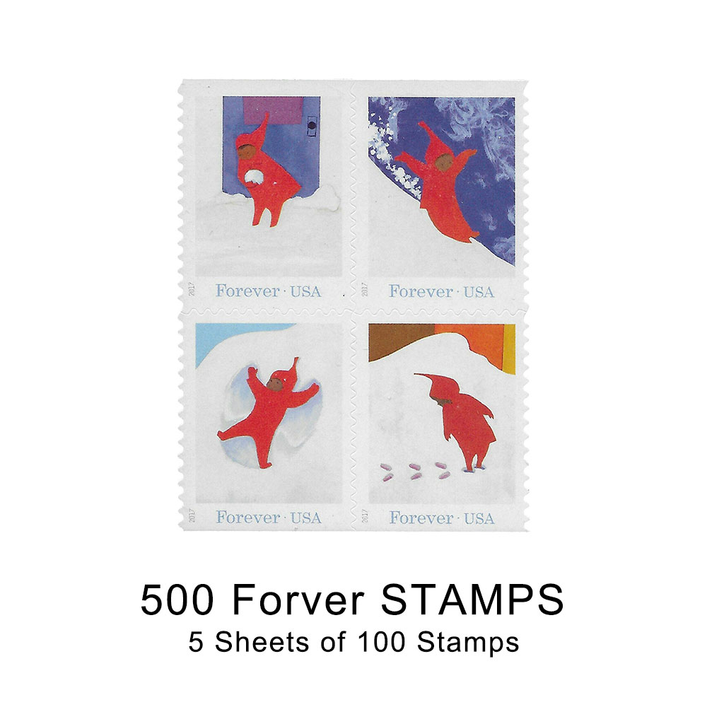 100PCS-The Snowy Day