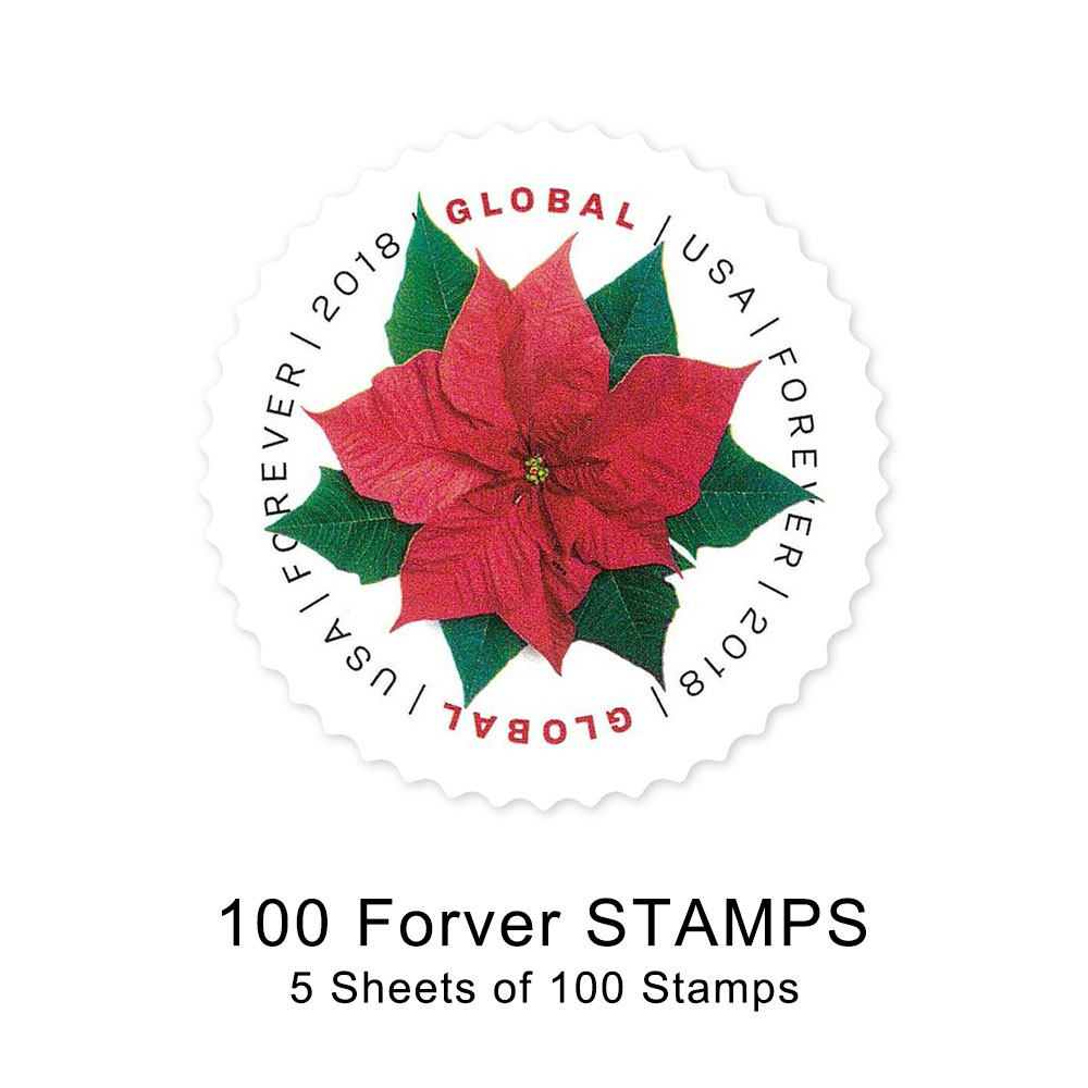 300PCS-Global: Poinsettia