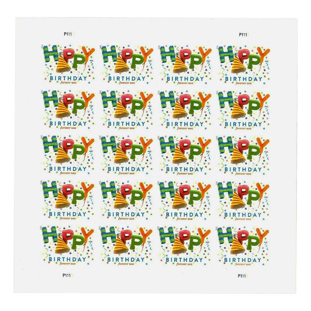 100PCS-Happy Birthday