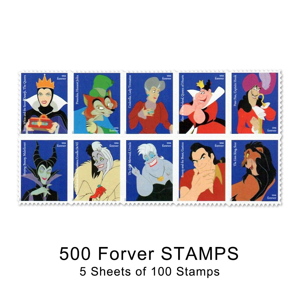 100PCS-DISNEY VILLAINS