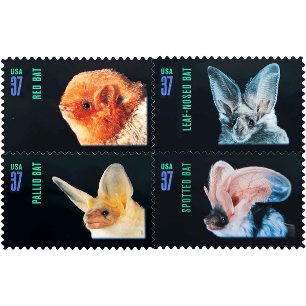 Night Friends American Bats 2002 - 5 Sheets / 100 Pcs