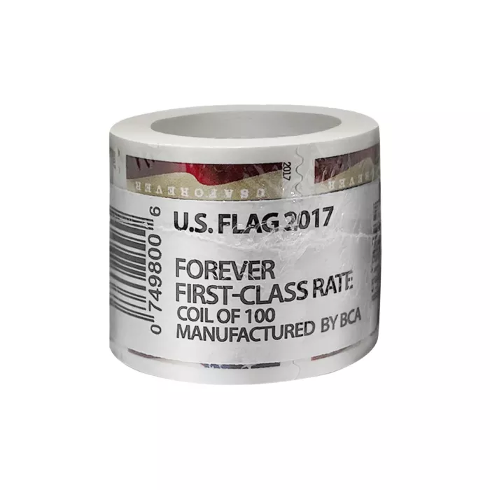 50 Rolls of US Flag, $550/5000PCS!