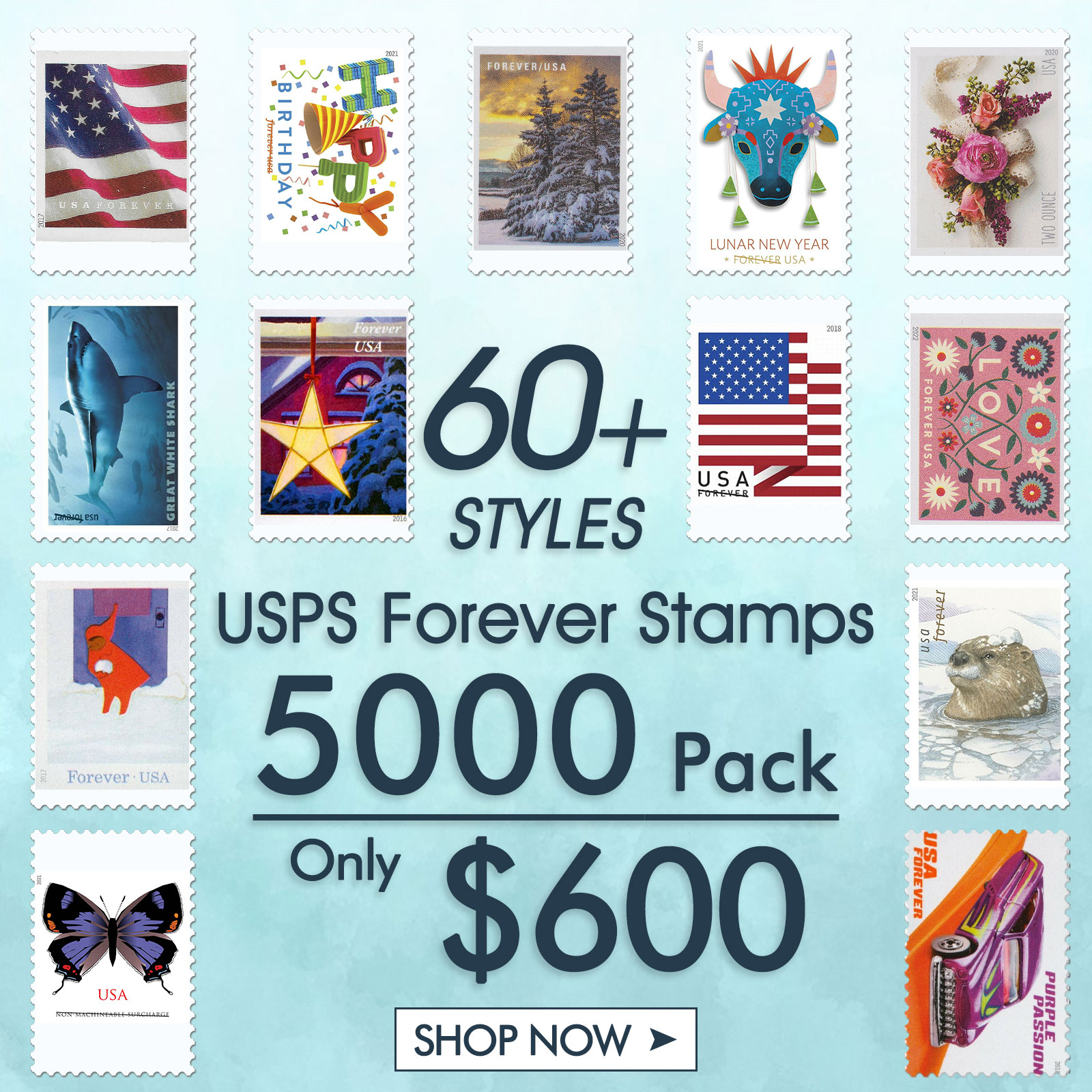 $600/5000PCS 82 Styles
