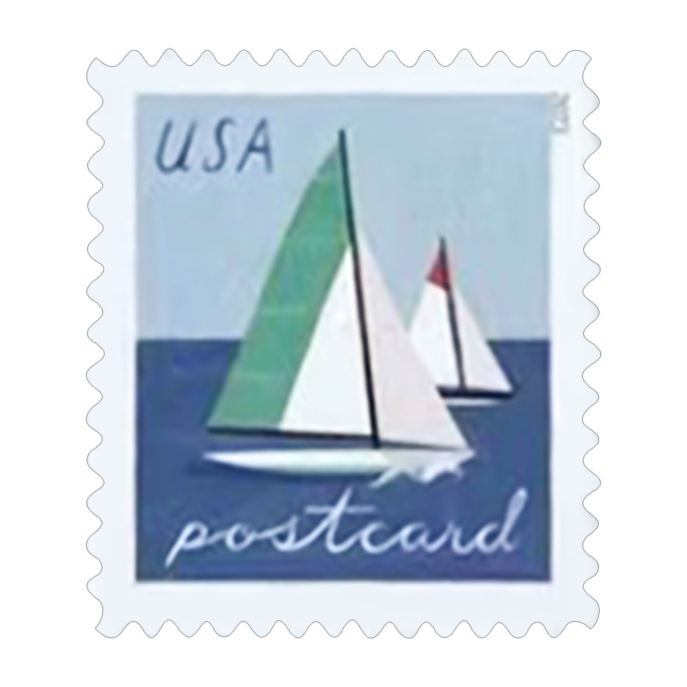 Sailboats Postcard