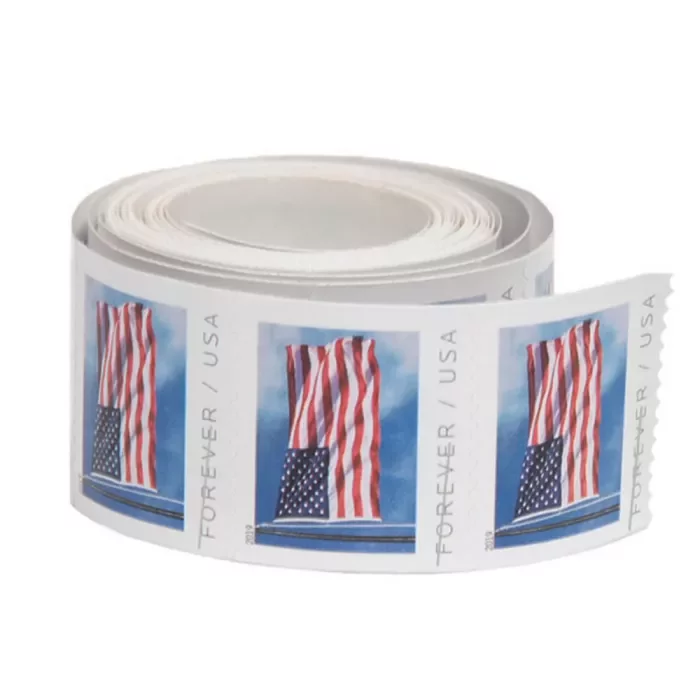 50 Rolls of US Flag, $550/5000PCS!