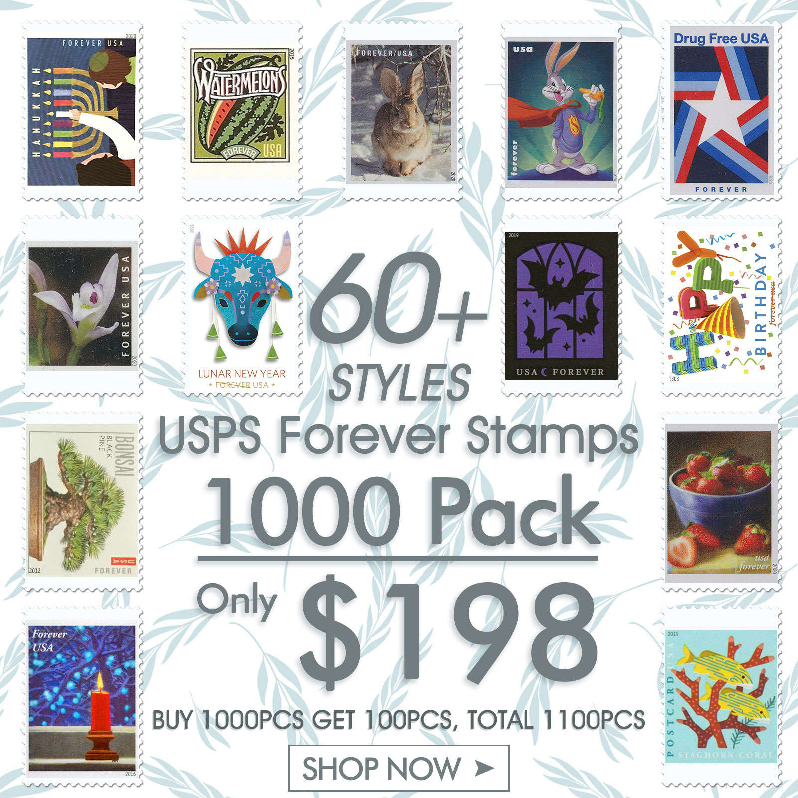 $198/1100PCS 82 Styles