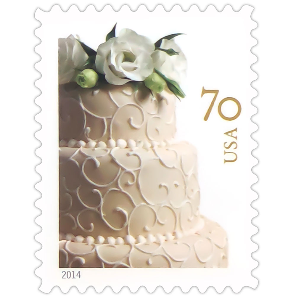 Wedding Cake 70-Cent Two-Ounce