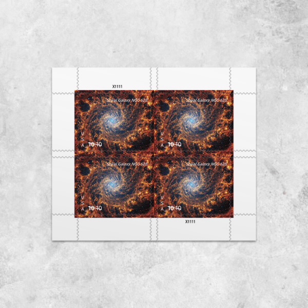 Spiral Galaxy, Sheet of 4
