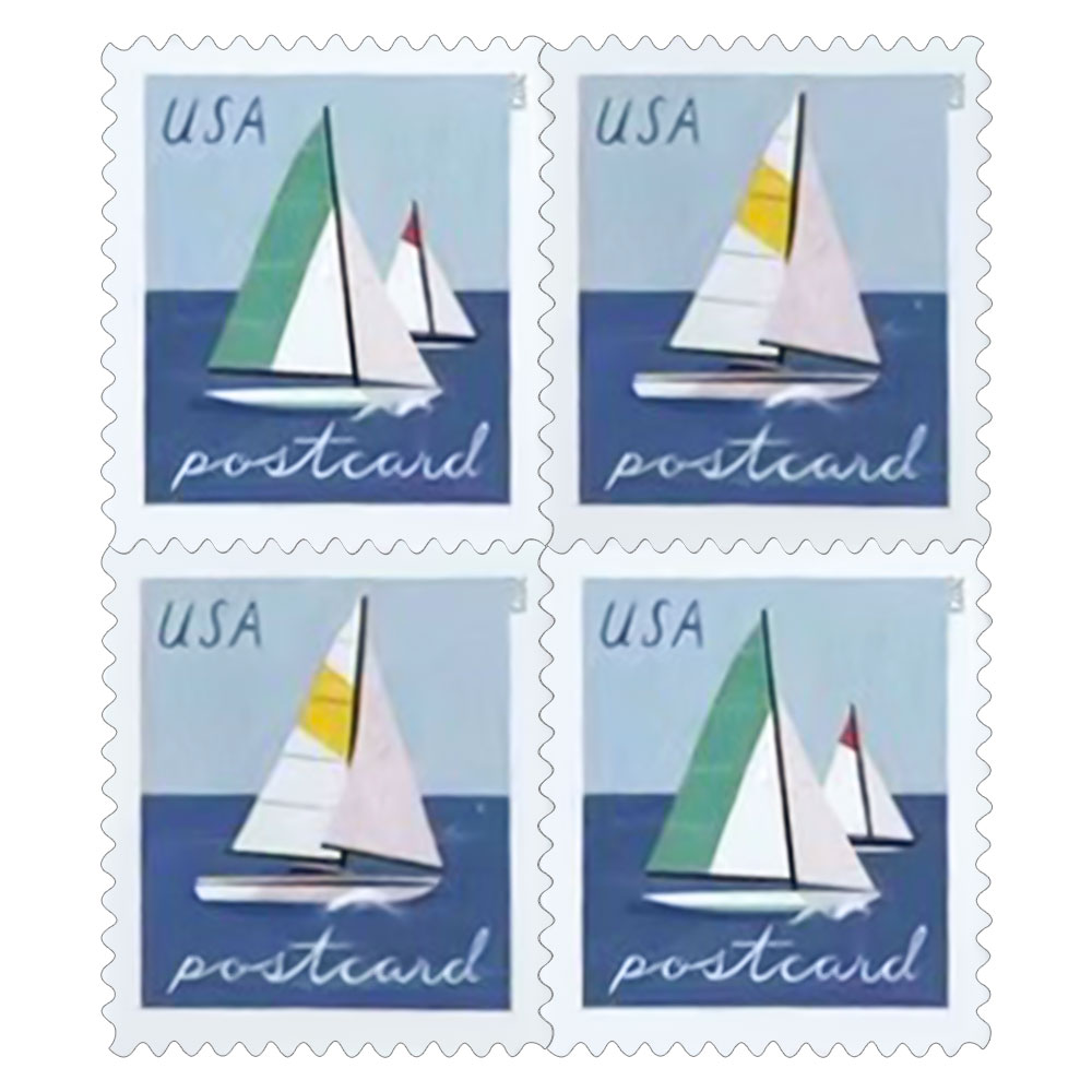 Sailboats Postcard