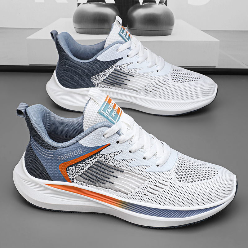 Men Casual Sport Shoes Breathable Lightweight Sneakers Outdoor Mesh Black Running Shoes Athletic Jogging Tenis Walking Shoes