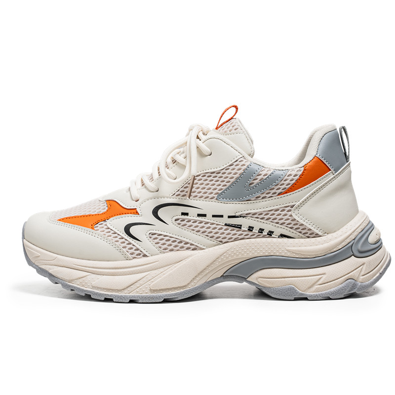 Men's Shoes Sneakers Running Shoes for Men Unisex Women Casual Walking Lace-up Training Lightweight Dark Blue Fashion Lifestyle