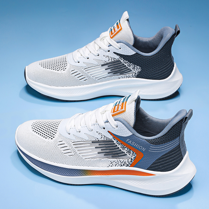 Men Casual Sport Shoes Breathable Lightweight Sneakers Outdoor Mesh Black Running Shoes Athletic Jogging Tenis Walking Shoes