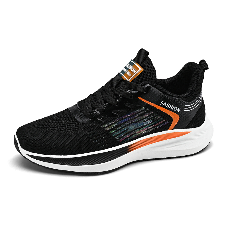 Leisure sports men outdoor breathable running shoes non-slip casual thick sole trend dad shoes soft sole student sports shoes