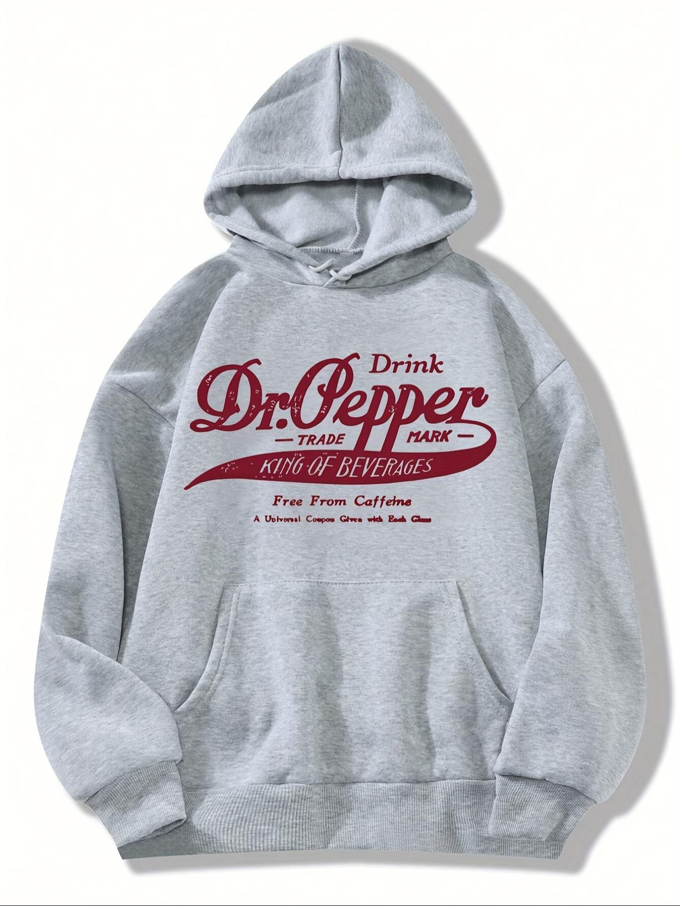 Women's Letter Print Hoodie, Casual Long Sleeve Hooded Sweatshirt for Fall & Winter, Women's Clothes for Daily Wear