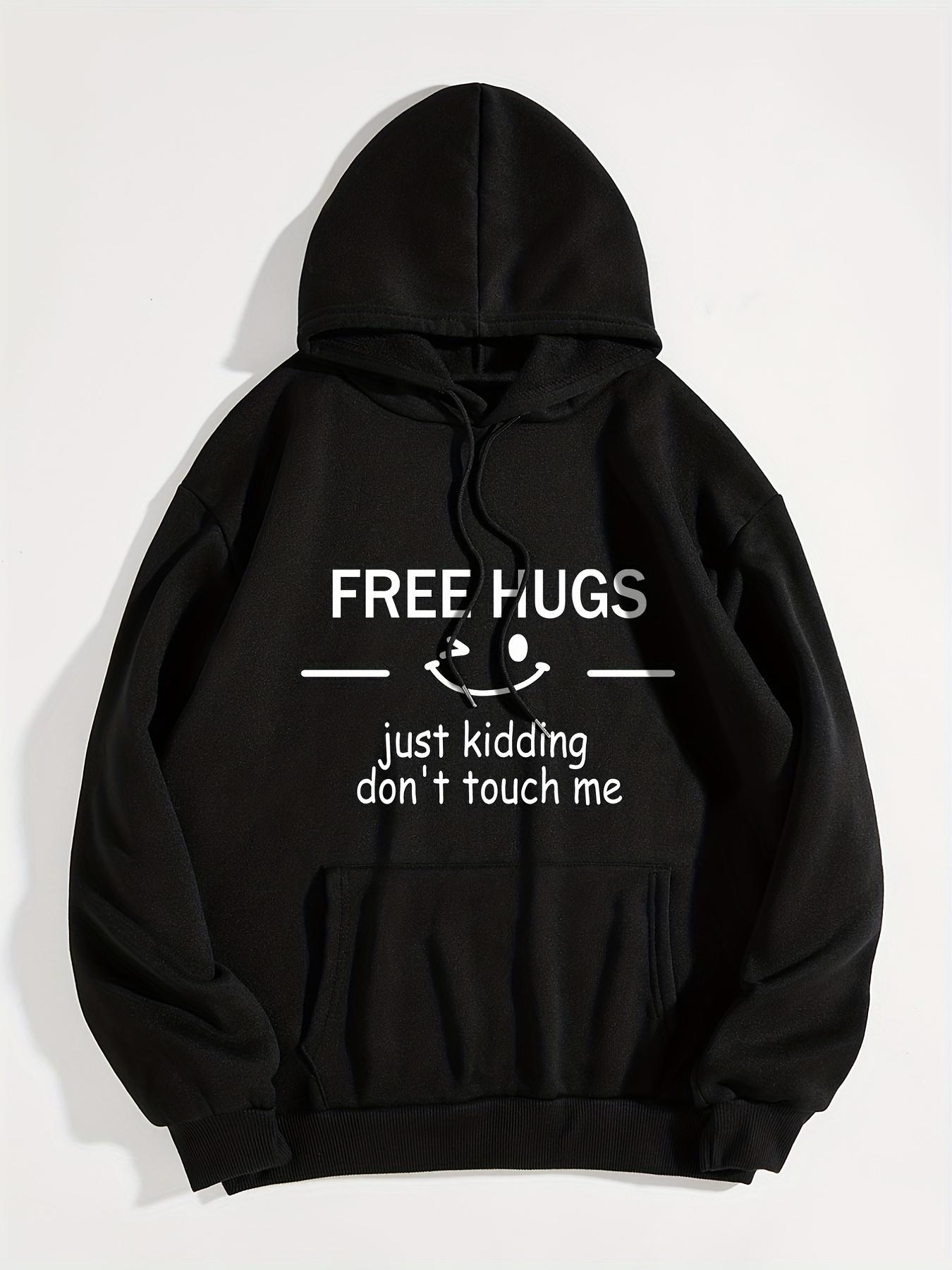 Women's Letter Print Drop Shoulder Hoodie, Fashion Casual Drawstring Pocket Hooded Sweatshirt for Daily Holiday Outdoor Wear, Women Clothing for Fall & Winter