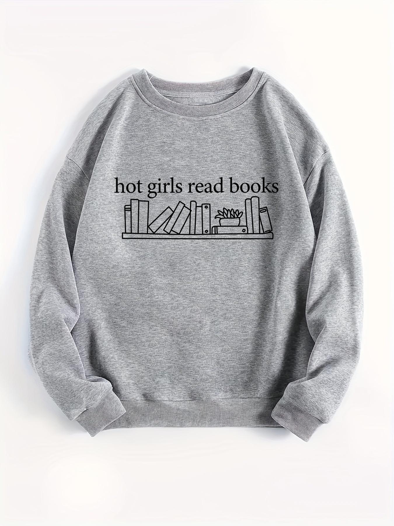 Women's Letter Print Round Neck Sweatshirt, Casual Long Sleeve Crew Neck Pullover for Fall & Winter, Fashion Women's Top for Daily Wear