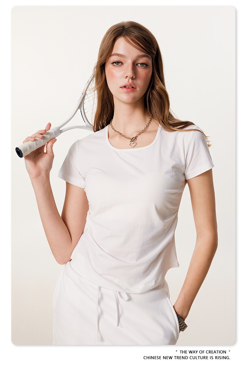 Women T-shirt 3 colors Customized logo