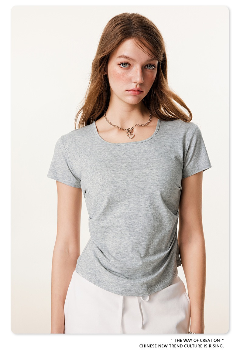 Women T-shirt 3 colors Customized logo