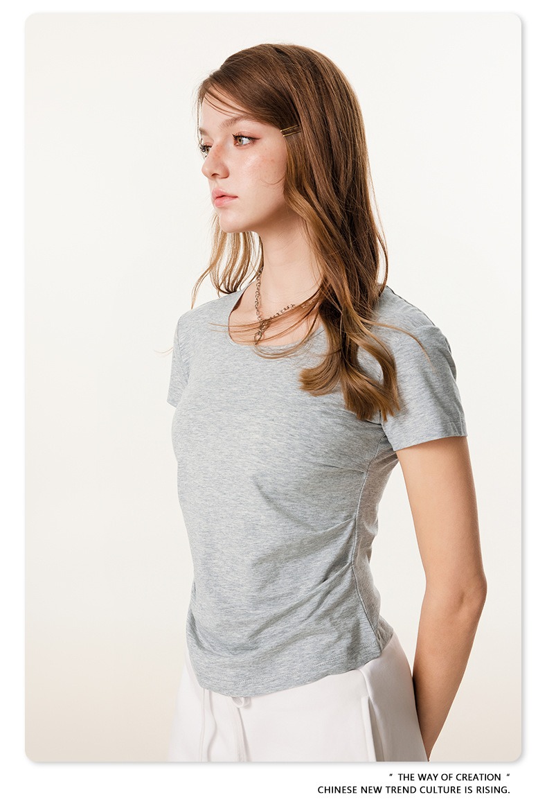 Women T-shirt 3 colors Customized logo