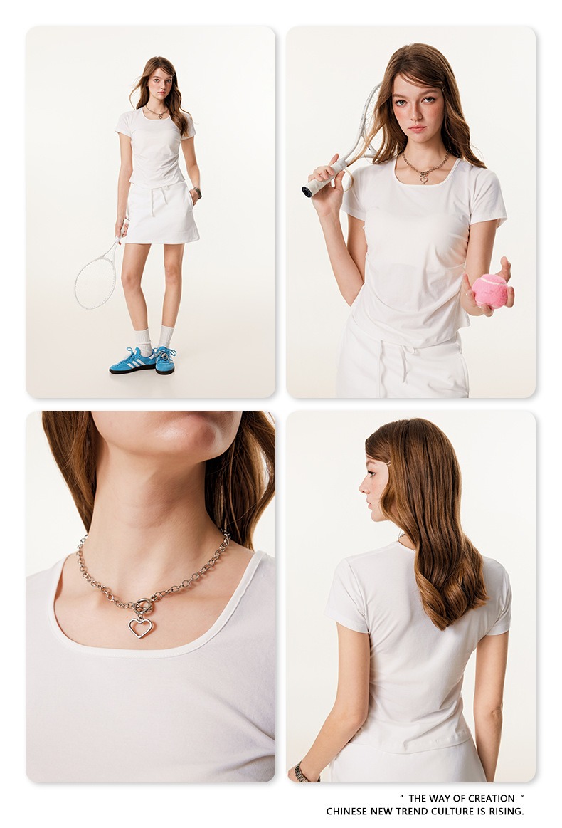 Women T-shirt 3 colors Customized logo